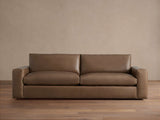 Kipton Wide Arm Leather Sofa