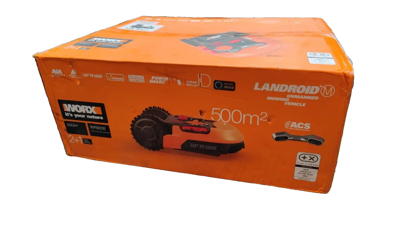 WORX WR900E Landroid Mähroboter Akku - Rasenmäher für Gärten mit bis zu 500m²