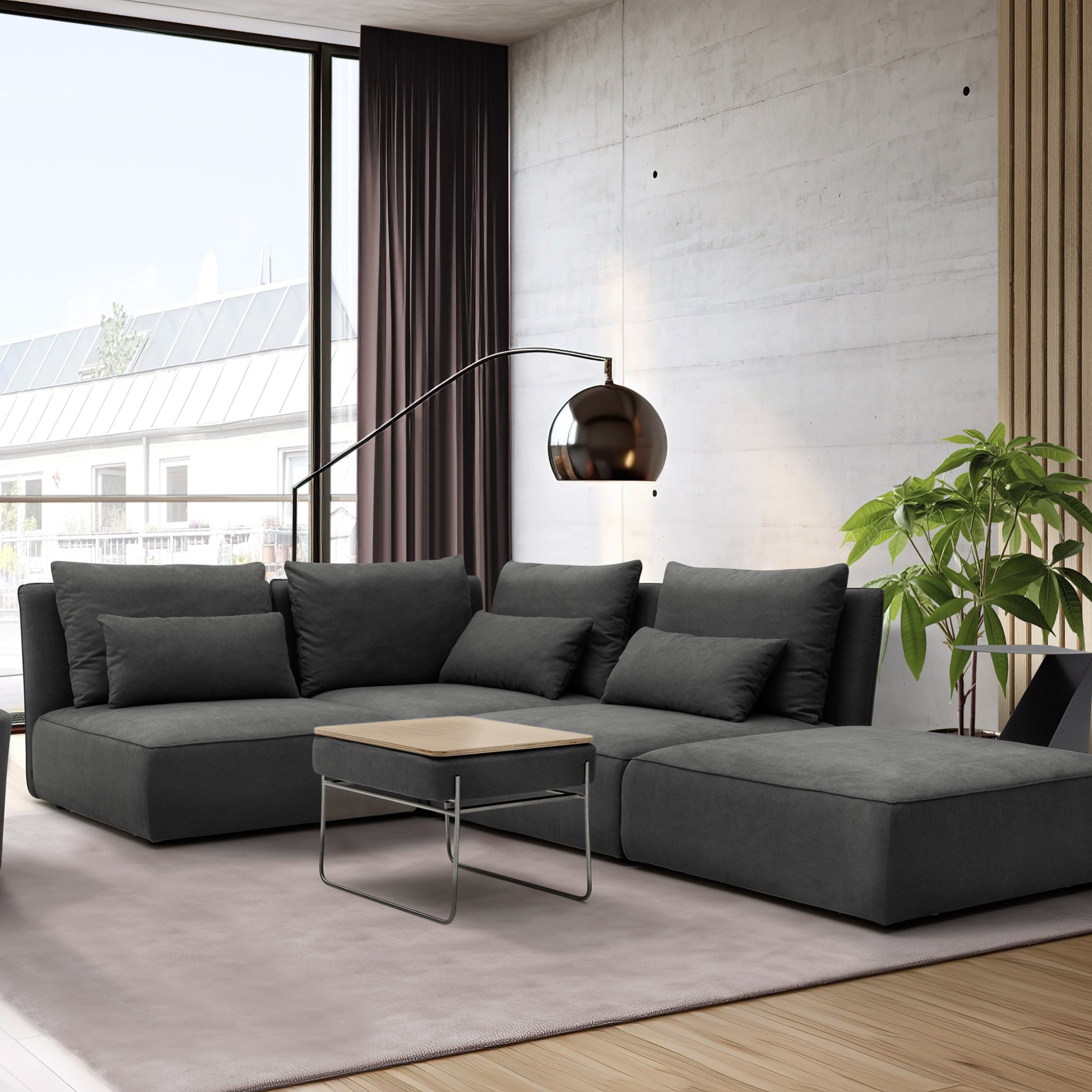 Modulares Ecksofa in L-Form NICA